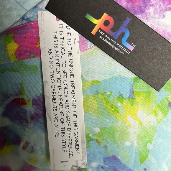 Phluid Project Multicolor Button Up Shirt Men’s Size M - Picture 5 of 6
